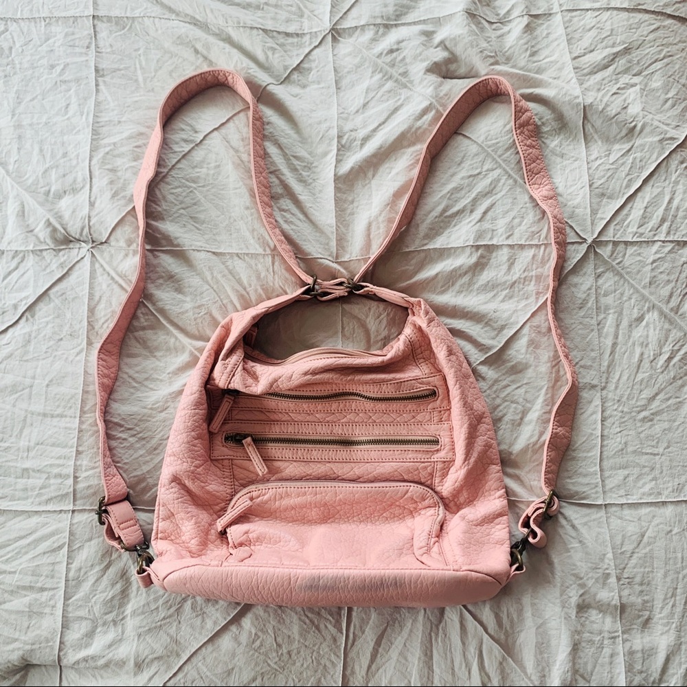 Pink convertible purse/backpack